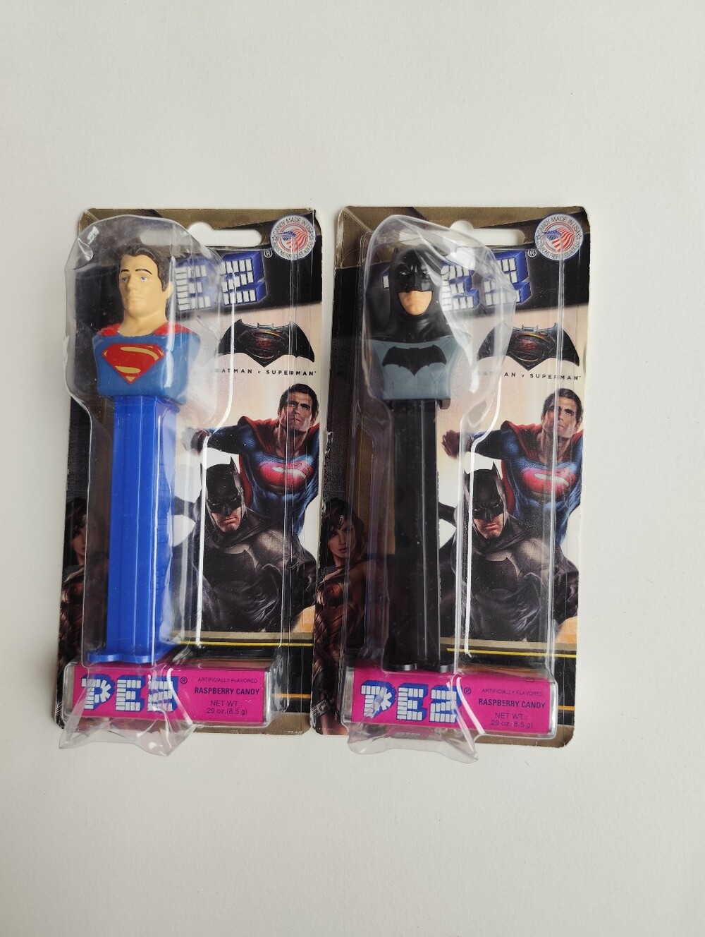 3/$25💙Batman & Superman PEZ Candy Dispensers NIP